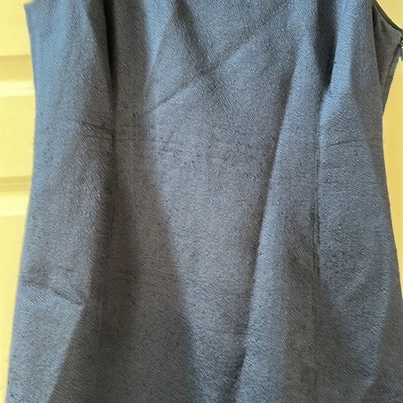 Armani Collezioni Navy Feather Dress 10 - Picture 3 of 7